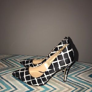 Adam Lippes :High heel black and white shoes